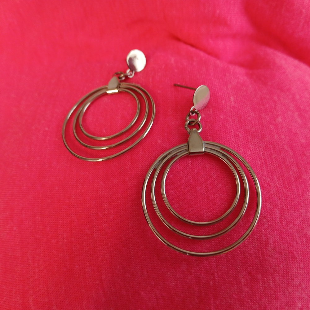 QVC Steel By Design Earrings
